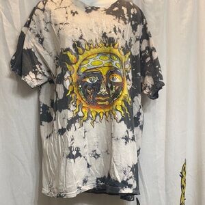 Tie-Dye Sun Graphic T-Shirt